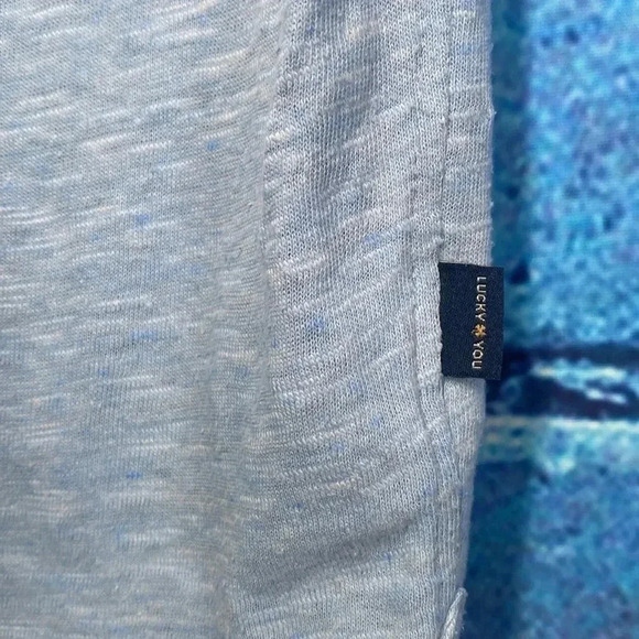 Lucky Brand Men’s Casual Button Down Shirt Blue Medium - Picture 5 of 8